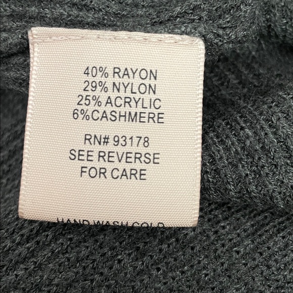 ♥️Philosophy♥️ Dark Gray Open Cardigan
Size (Medium) - Picture 6 of 6